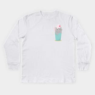 Meowchiato Kids Long Sleeve T-Shirt